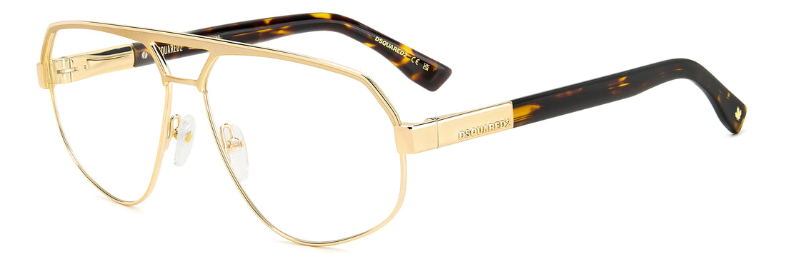Translation missing: es.seo.product.type.gafas-graduadas dsquared2 d2 0121 j5g dorado masculino talla 60mm - Translation missing: es.seo.product.alt.imagen-principal