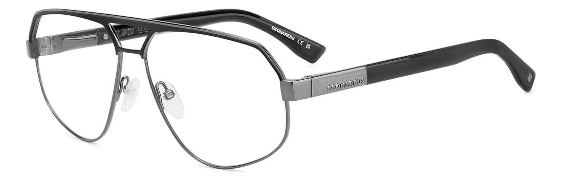 Translation missing: es.seo.product.type.gafas-graduadas dsquared2 d2 0121 v81 negro masculino talla 60mm - Translation missing: es.seo.product.alt.imagen-principal