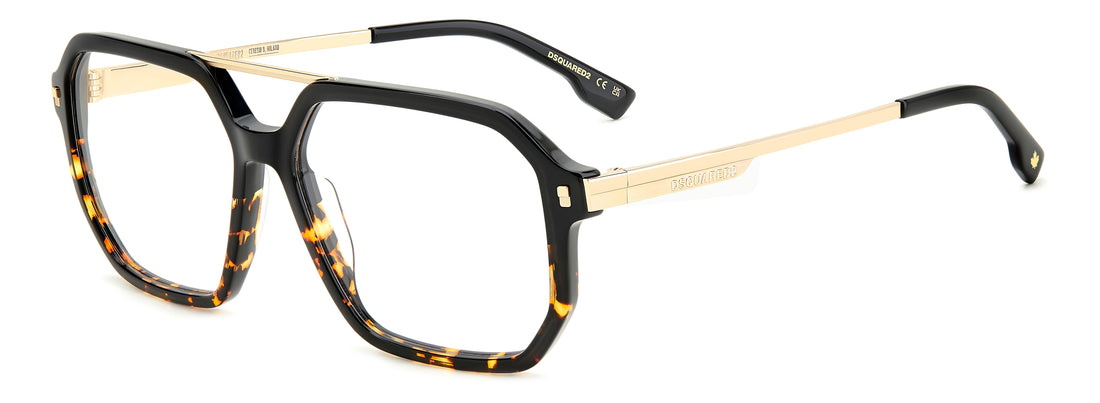 Translation missing: es.seo.product.type.gafas-graduadas dsquared2 d2 0123 wr7 havana masculino talla 56mm - Translation missing: es.seo.product.alt.imagen-principal