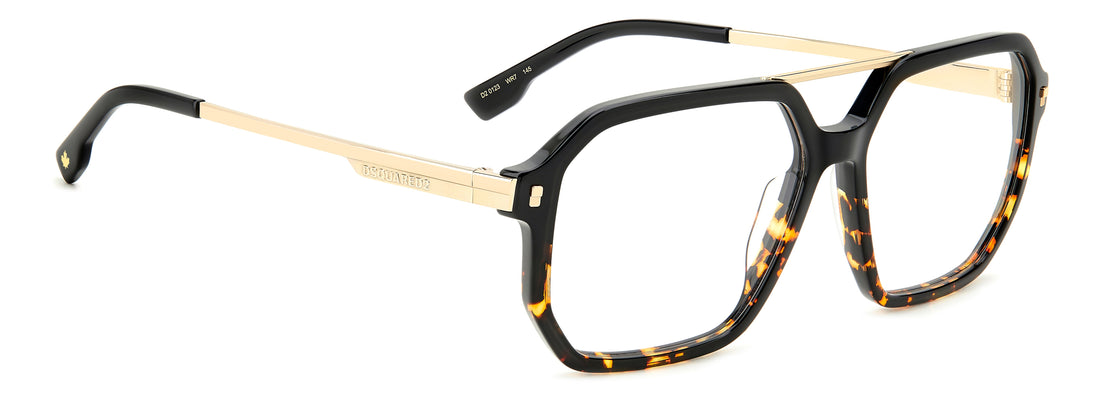 Translation missing: es.seo.product.type.gafas-graduadas dsquared2 d2 0123 wr7 havana masculino talla 56mm - Translation missing: es.seo.product.alt.imagen-secundaria
