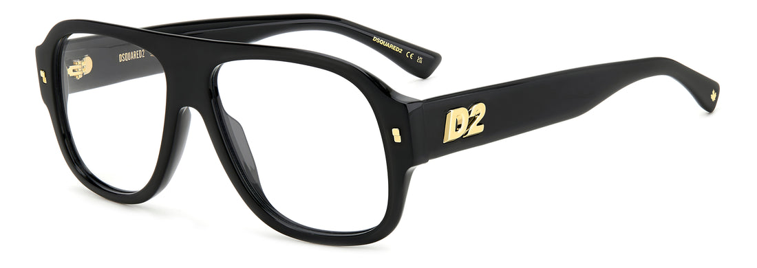 Translation missing: es.seo.product.type.gafas-graduadas dsquared2 d2 0125 807 negro masculino talla 56mm - Translation missing: es.seo.product.alt.imagen-principal