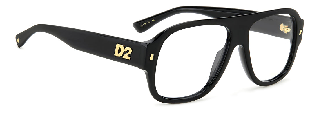 Translation missing: es.seo.product.type.gafas-graduadas dsquared2 d2 0125 807 negro masculino talla 56mm - Translation missing: es.seo.product.alt.imagen-secundaria