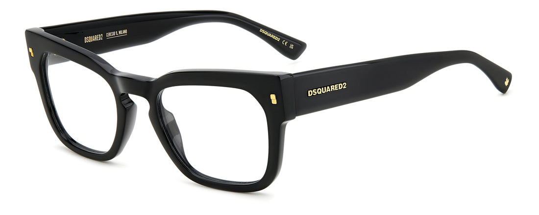 Translation missing: es.seo.product.type.gafas-graduadas dsquared2 d2 0129 807 negro masculino talla 51mm - Translation missing: es.seo.product.alt.imagen-principal