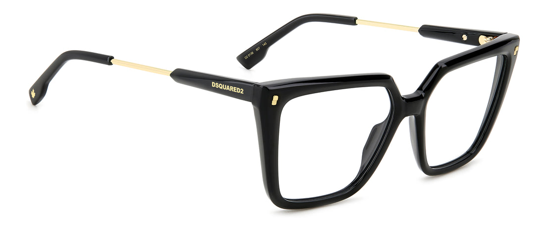 Translation missing: es.seo.product.type.gafas-graduadas dsquared2 d2 0136 807 negro femenino talla 54mm - Translation missing: es.seo.product.alt.imagen-secundaria