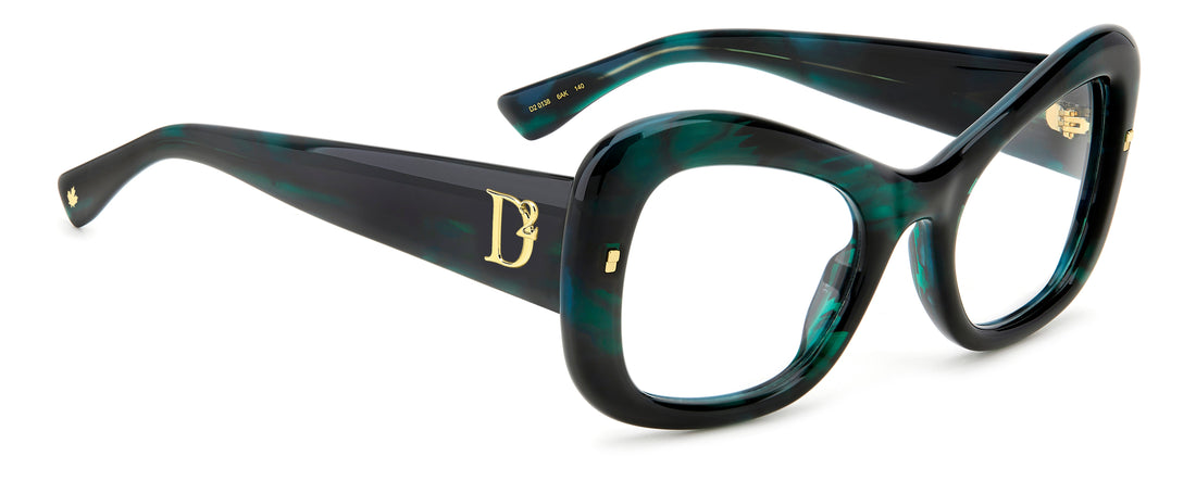 Translation missing: es.seo.product.type.gafas-graduadas dsquared2 d2 0138 6ak verde femenino talla 52mm - Translation missing: es.seo.product.alt.imagen-secundaria