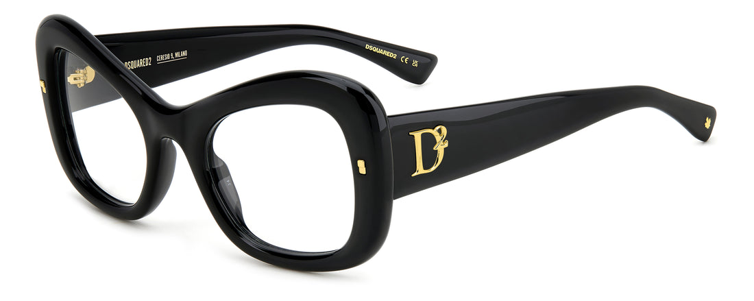 Translation missing: es.seo.product.type.gafas-graduadas dsquared2 d2 0138 807 negro femenino talla 52mm - Translation missing: es.seo.product.alt.imagen-principal