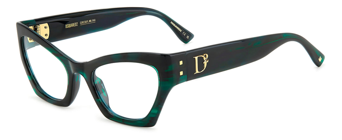 Translation missing: es.seo.product.type.gafas-graduadas dsquared2 d2 0133 6ak verde femenino talla 53mm - Translation missing: es.seo.product.alt.imagen-principal