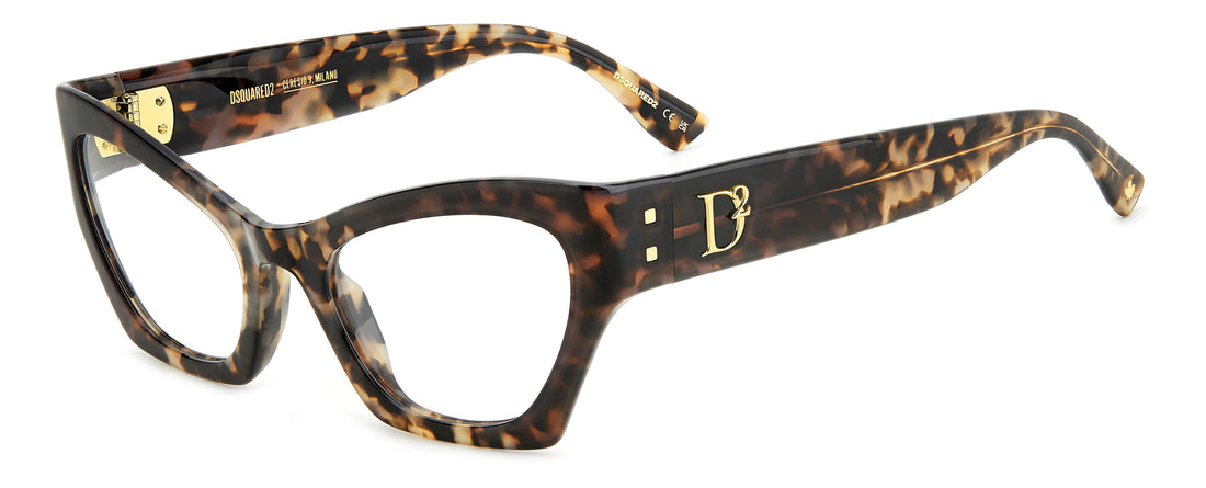Translation missing: es.seo.product.type.gafas-graduadas dsquared2 d2 0133 aci havana femenino talla 53mm - Translation missing: es.seo.product.alt.imagen-principal