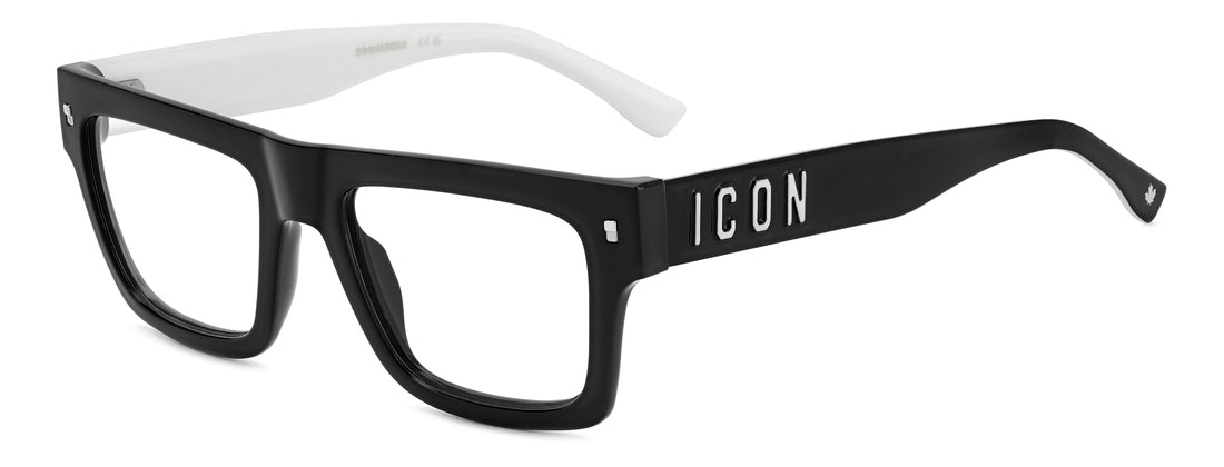 Translation missing: es.seo.product.type.gafas-graduadas dsquared2 icon 0023 807 negro rectangular flat top masculino talla 53mm - Translation missing: es.seo.product.alt.imagen-principal