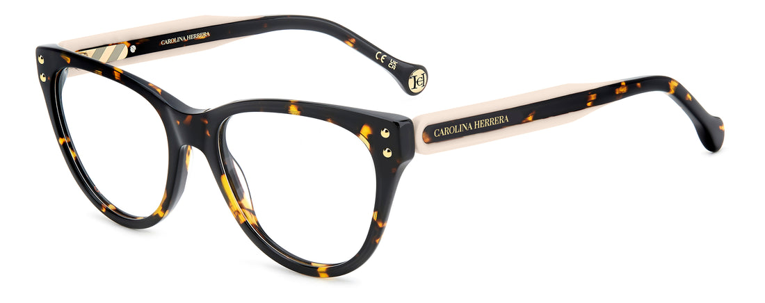 Translation missing: es.seo.product.type.gafas-graduadas carolina herrera her 0256 086 havana cat eye femenino talla 53mm - Translation missing: es.seo.product.alt.imagen-principal