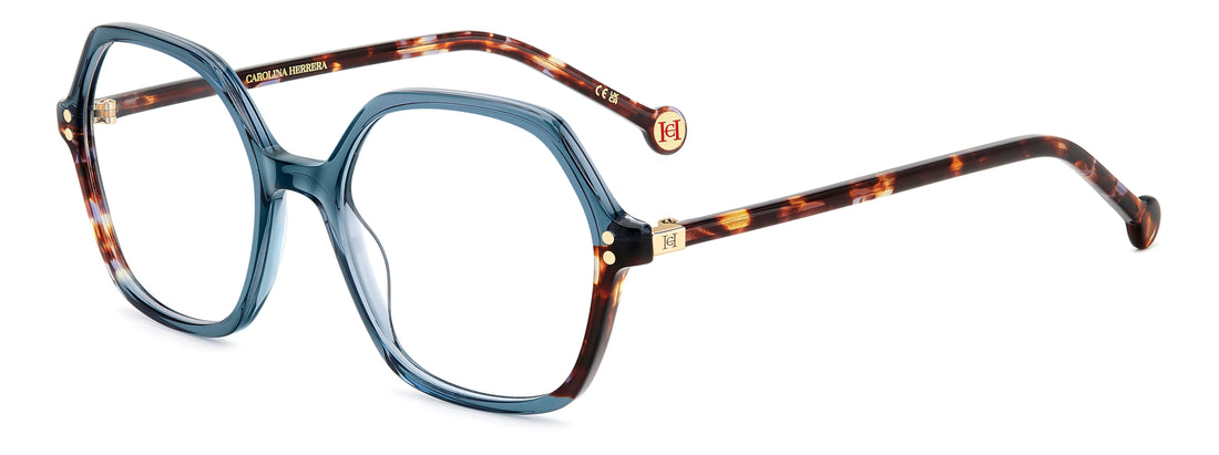 Translation missing: es.seo.product.type.gafas-graduadas carolina herrera her 0279 pjp azul rectangular geometrical femenino talla 49mm - Translation missing: es.seo.product.alt.imagen-principal