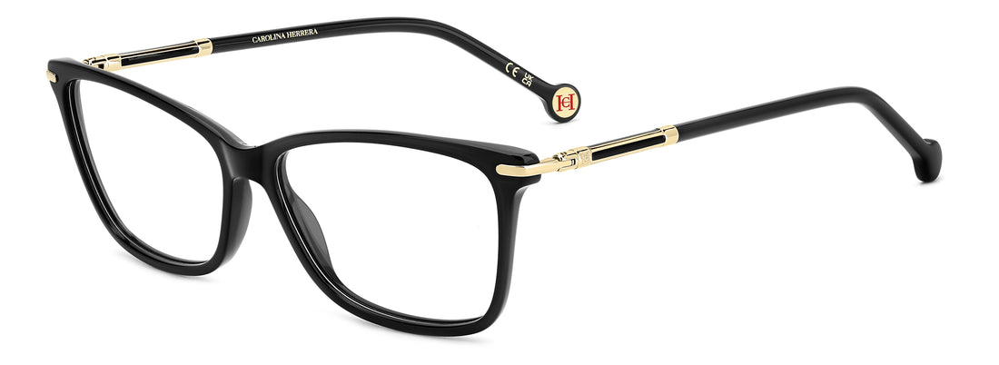 Translation missing: es.seo.product.type.gafas-graduadas carolina herrera her 0271 807 negro rectangular femenino talla 56mm - Translation missing: es.seo.product.alt.imagen-principal