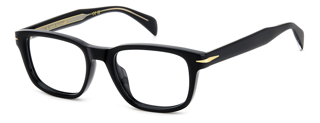 Translation missing: es.seo.product.type.gafas-graduadas david beckham db 7141/f 807 negro rectangular masculino talla 51mm - Translation missing: es.seo.product.alt.imagen-principal