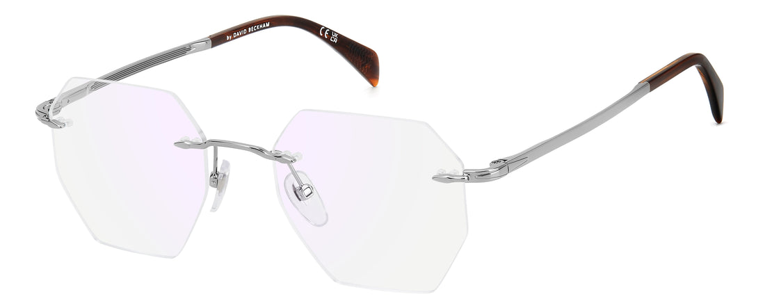 Translation missing: es.seo.product.type.gafas-graduadas david beckham db 1189 6lb plateado rectangular masculino talla 49mm - Translation missing: es.seo.product.alt.imagen-principal