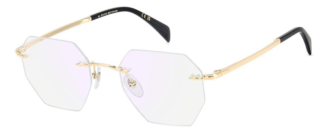 Translation missing: es.seo.product.type.gafas-graduadas david beckham db 1189 j5g dorado rectangular masculino talla 49mm - Translation missing: es.seo.product.alt.imagen-principal