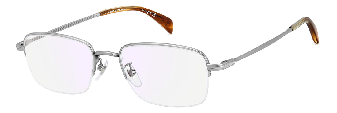 Translation missing: es.seo.product.type.gafas-graduadas david beckham db 1190/f r81 plateado rectangular masculino talla 54mm - Translation missing: es.seo.product.alt.imagen-principal