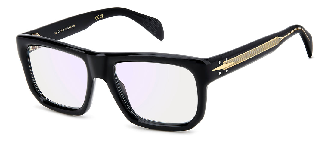 Translation missing: es.seo.product.type.gafas-graduadas david beckham db 7137 807 negro rectangular masculino talla 54mm - Translation missing: es.seo.product.alt.imagen-principal