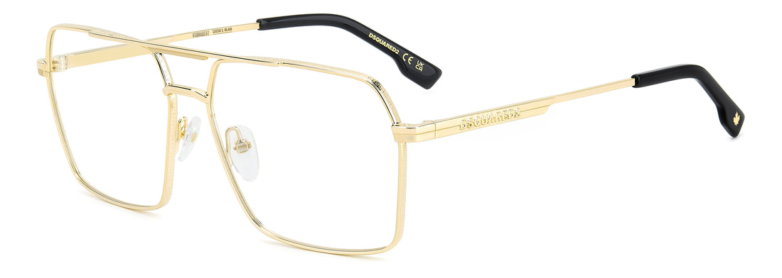 Translation missing: es.seo.product.type.gafas-graduadas dsquared2 d2 0157 000 dorado rectangular masculino talla 60mm - Translation missing: es.seo.product.alt.imagen-principal