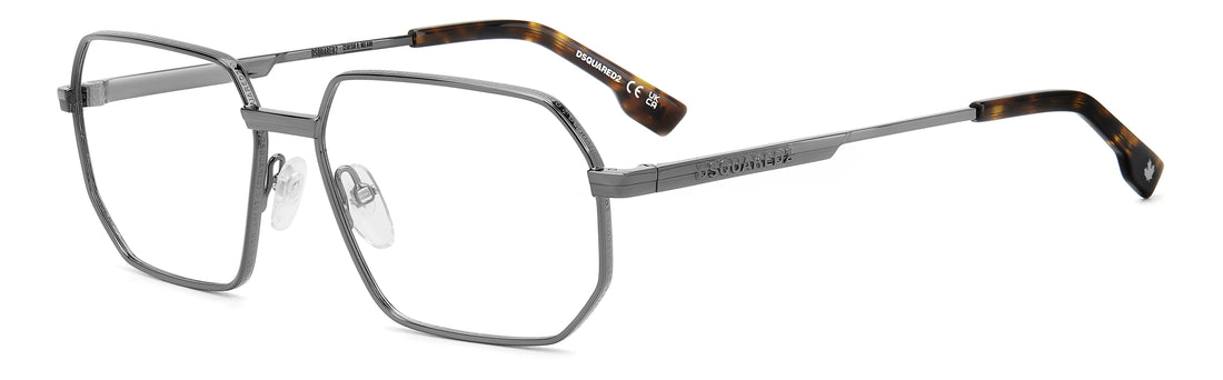 Translation missing: es.seo.product.type.gafas-graduadas dsquared2 d2 0158 kj1 plateado rectangular masculino talla 56mm - Translation missing: es.seo.product.alt.imagen-principal