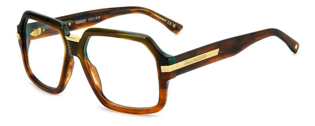 Translation missing: es.seo.product.type.gafas-graduadas dsquared2 d2 0162 ex4 marron square masculino talla 56mm - Translation missing: es.seo.product.alt.imagen-principal