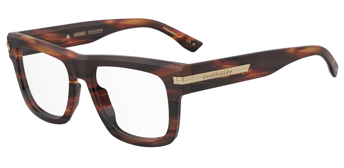 Translation missing: es.seo.product.type.gafas-graduadas dsquared2 d2 0163 hqz dorado rectangular masculino talla 54mm - Translation missing: es.seo.product.alt.imagen-principal