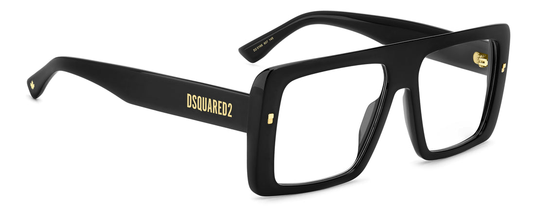 Translation missing: es.seo.product.type.gafas-graduadas dsquared2 d2 0166 807 negro rectangular masculino talla 56mm - Translation missing: es.seo.product.alt.imagen-secundaria