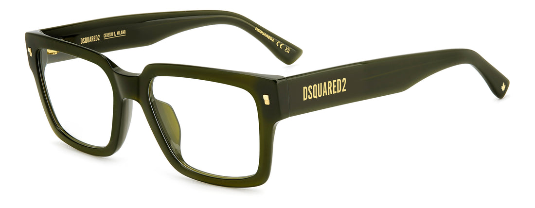 Translation missing: es.seo.product.type.gafas-graduadas dsquared2 d2 0167/g 1ed verde rectangular masculino talla 54mm - Translation missing: es.seo.product.alt.imagen-principal