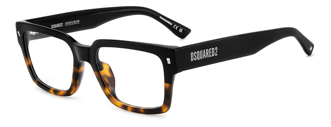 Translation missing: es.seo.product.type.gafas-graduadas dsquared2 d2 0167/g wr7 negro rectangular masculino talla 54mm - Translation missing: es.seo.product.alt.imagen-principal
