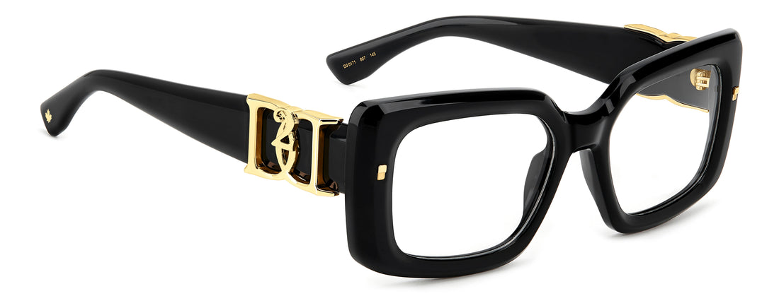 Translation missing: es.seo.product.type.gafas-graduadas dsquared2 d2 0171 807 negro rectangular femenino talla 54mm - Translation missing: es.seo.product.alt.imagen-secundaria