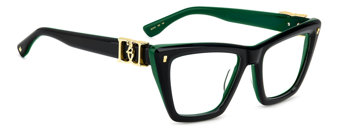 Translation missing: es.seo.product.type.gafas-graduadas dsquared2 d2 0172 1ed verde rectangular femenino talla 53mm - Translation missing: es.seo.product.alt.imagen-secundaria