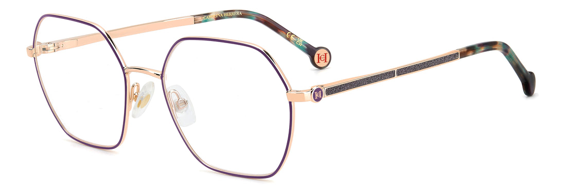 Translation missing: es.seo.product.type.gafas-graduadas carolina herrera her 0286 bsu dorado rectangular femenino talla 53mm - Translation missing: es.seo.product.alt.imagen-principal