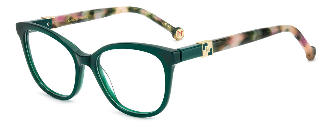 Translation missing: es.seo.product.type.gafas-graduadas carolina herrera her 0299 1ed verde rectangular femenino talla 53mm - Translation missing: es.seo.product.alt.imagen-principal