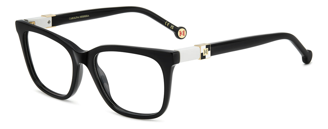 Translation missing: es.seo.product.type.gafas-graduadas carolina herrera her 0300 807 negro rectangular femenino talla 51mm - Translation missing: es.seo.product.alt.imagen-principal