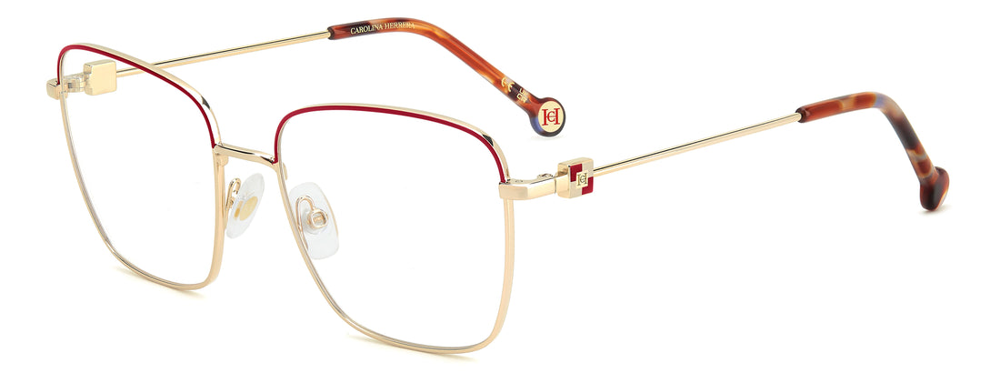 Translation missing: es.seo.product.type.gafas-graduadas carolina herrera her 0301 au2 dorado rectangular femenino talla 55mm - Translation missing: es.seo.product.alt.imagen-principal
