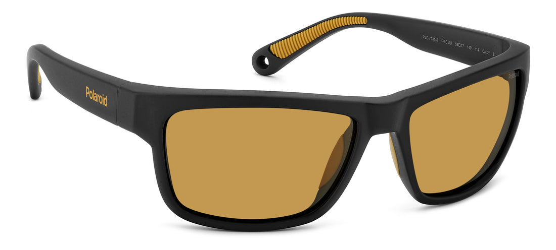 Translation missing: es.seo.product.type.gafas-de-sol polaroid pld 7031/s pgc mu negro rectangular masculino talla 59mm - Translation missing: es.seo.product.alt.imagen-secundaria