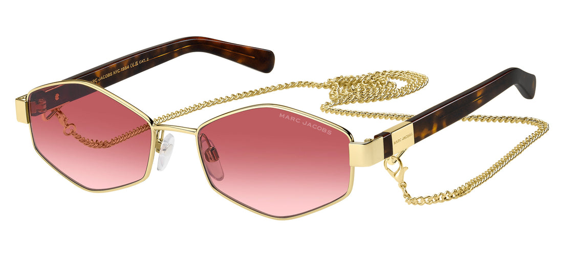 Translation missing: es.seo.product.type.gafas-de-sol marc jacobs marc 496/s noa 3x dorado rectangular femenino talla 55mm - Translation missing: es.seo.product.alt.imagen-principal