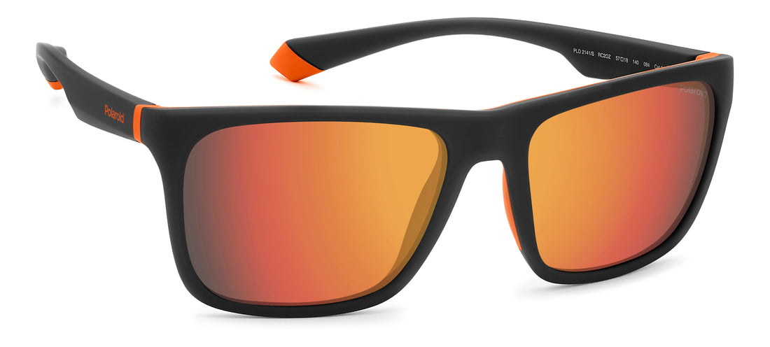 Translation missing: es.seo.product.type.gafas-de-sol polaroid pld 2141/s rc2 oz negro rectangular unisex talla 57mm - Translation missing: es.seo.product.alt.imagen-secundaria
