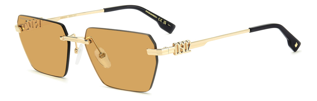 Translation missing: es.seo.product.type.gafas-de-sol dsquared2 d2 0102/s j5g ho dorado rectangular masculino talla 58mm - Translation missing: es.seo.product.alt.imagen-principal