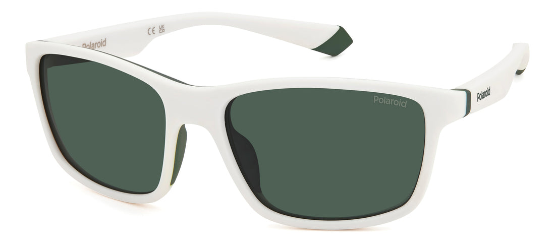 Translation missing: es.seo.product.type.gafas-de-sol polaroid pld 2153/s 6ht uc blanco rectangular masculino talla 58mm - Translation missing: es.seo.product.alt.imagen-principal