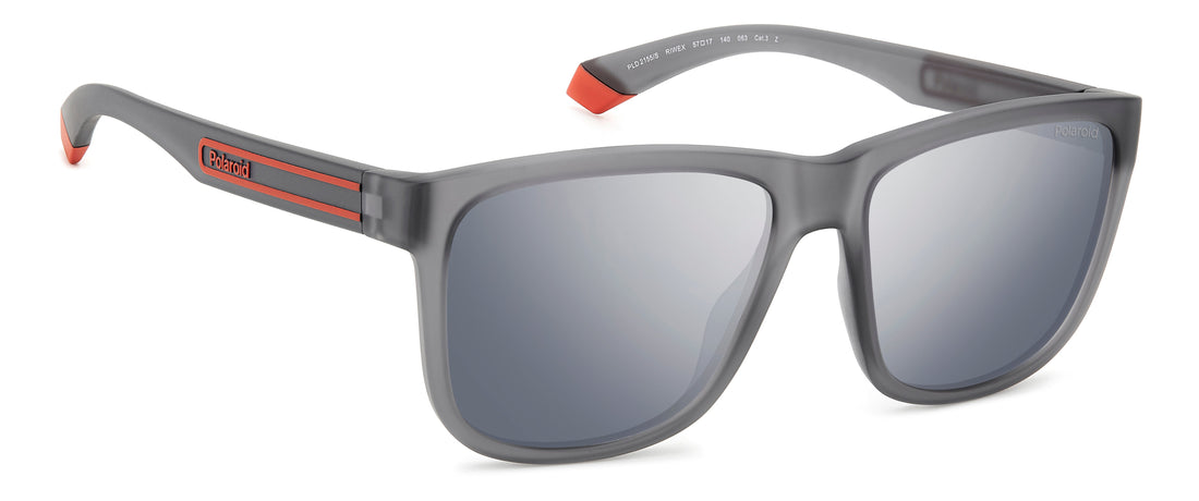 Translation missing: es.seo.product.type.gafas-de-sol polaroid pld 2155/s riw ex gris masculino talla 57mm - Translation missing: es.seo.product.alt.imagen-secundaria