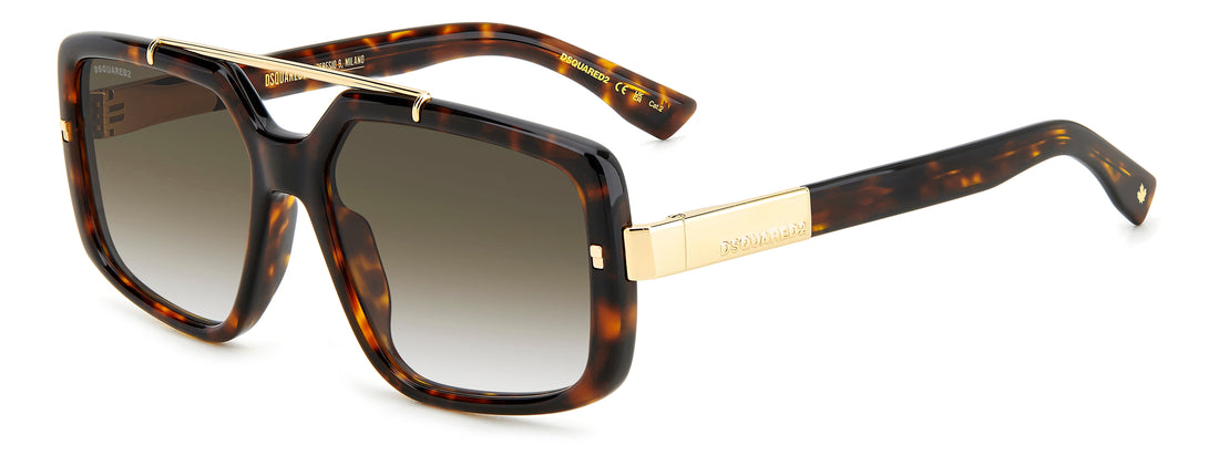 Translation missing: es.seo.product.type.gafas-de-sol dsquared2 d2 0120/s 086 9k havana masculino talla 57mm - Translation missing: es.seo.product.alt.imagen-principal