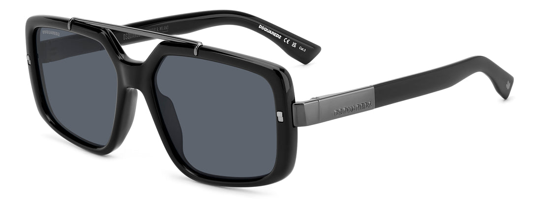 Translation missing: es.seo.product.type.gafas-de-sol dsquared2 d2 0120/s 807 ir negro masculino talla 57mm - Translation missing: es.seo.product.alt.imagen-principal
