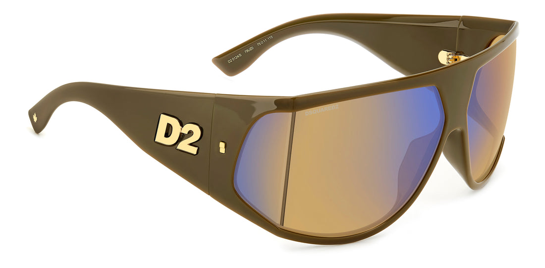 Translation missing: es.seo.product.type.gafas-de-sol dsquared2 d2 0124/s 79u z0 marron rectangular flat top masculino talla 75mm - Translation missing: es.seo.product.alt.imagen-secundaria