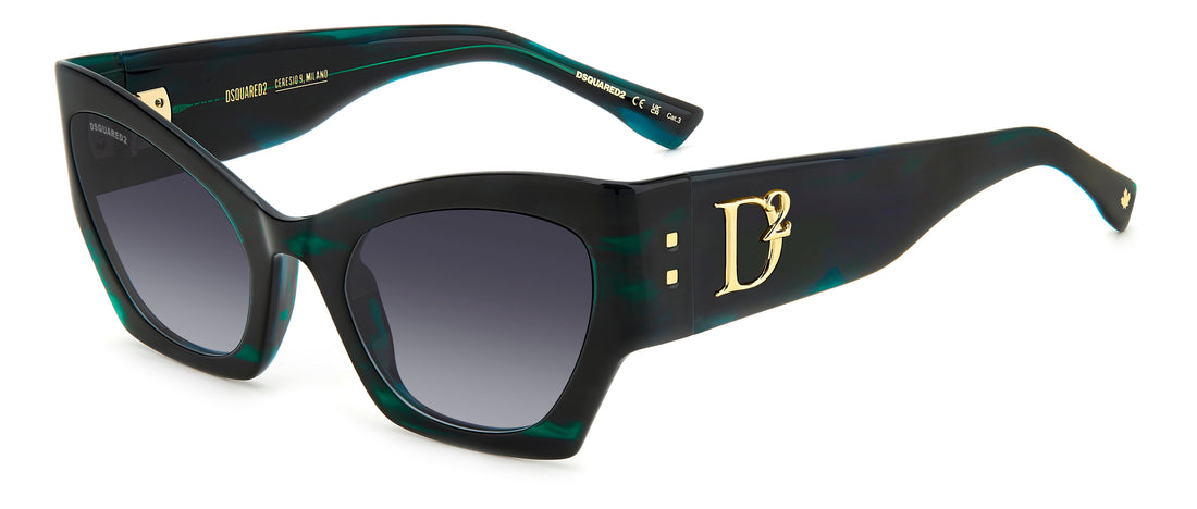 Translation missing: es.seo.product.type.gafas-de-sol dsquared2 d2 0132/s 6ak 9o verde femenino talla 55mm - Translation missing: es.seo.product.alt.imagen-principal