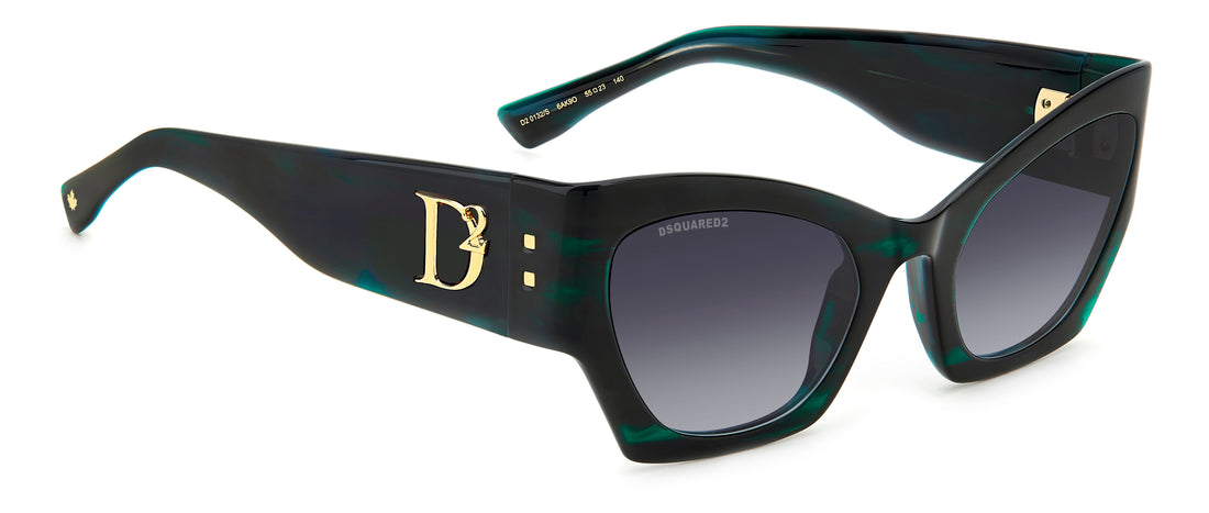Translation missing: es.seo.product.type.gafas-de-sol dsquared2 d2 0132/s 6ak 9o verde femenino talla 55mm - Translation missing: es.seo.product.alt.imagen-secundaria