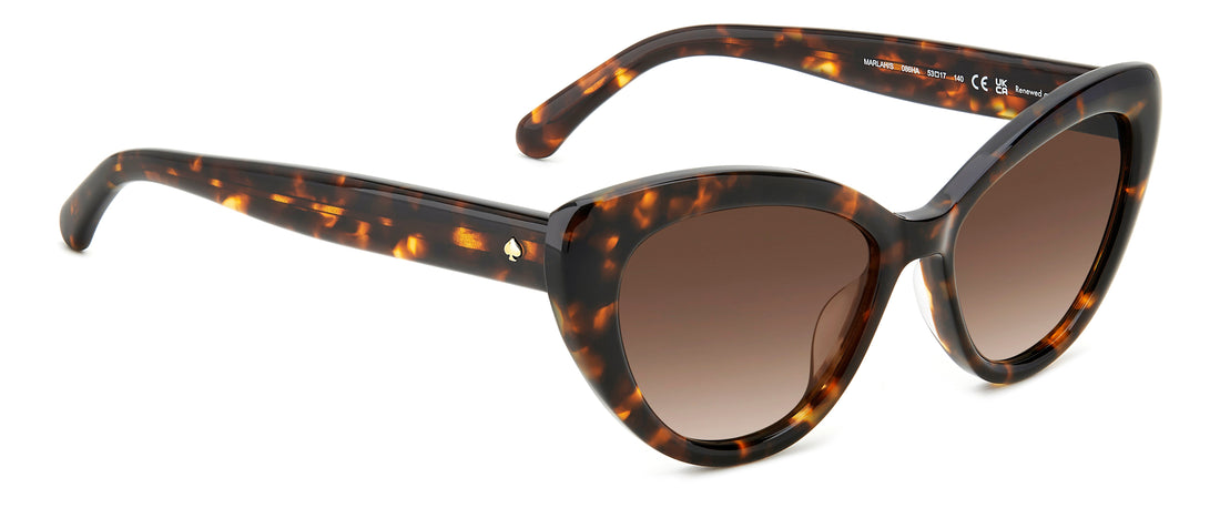 Translation missing: es.seo.product.type.gafas-de-sol kate spade marlah/s 086 ha havana cat eye / butterfly femenino talla 53mm - Translation missing: es.seo.product.alt.imagen-secundaria