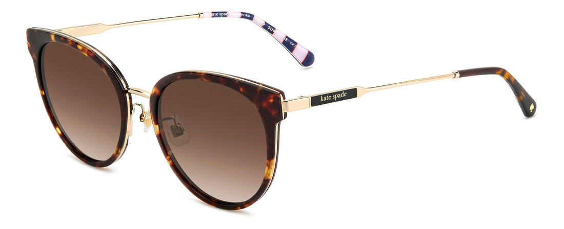 Translation missing: es.seo.product.type.gafas-de-sol kate spade ginny/f/s 086 ha havana femenino talla 54mm - Translation missing: es.seo.product.alt.imagen-principal