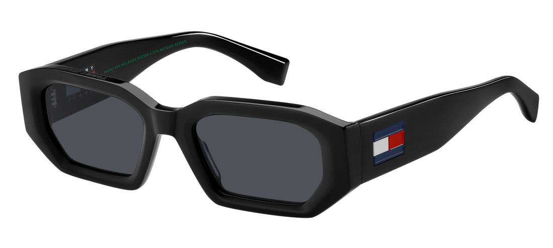 Translation missing: es.seo.product.type.gafas-de-sol tommy hilfiger tj 0099/s 807 ir negro rectangular unisex talla 53mm - Translation missing: es.seo.product.alt.imagen-principal