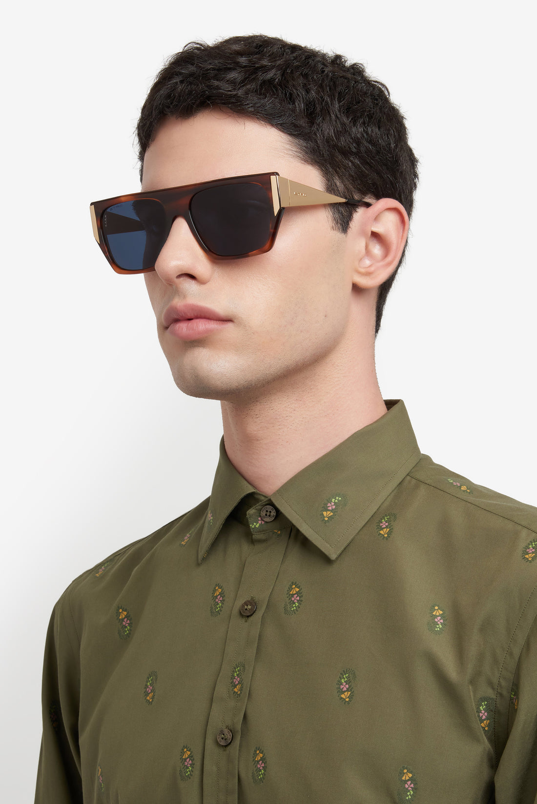Translation missing: es.seo.product.type.gafas-de-sol etro 0051/g/s ex4 ku brown rectangular flat top unisex talla 58mm - Translation missing: es.seo.product.alt.imagen-secundaria