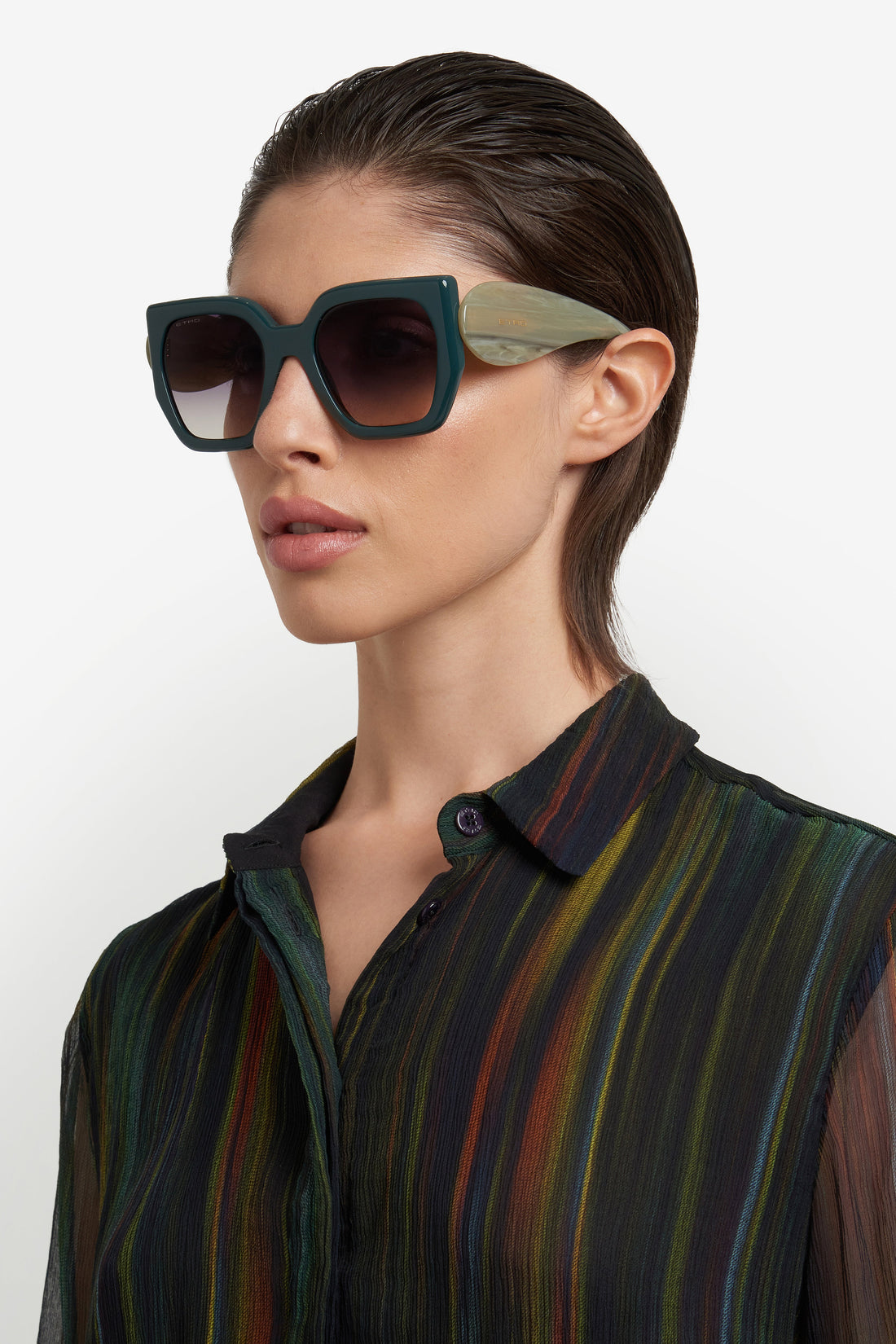 Translation missing: es.seo.product.type.gafas-de-sol etro 0054/s 1ed 9o verde rectangular geometrical femenino talla 54mm - Translation missing: es.seo.product.alt.imagen-secundaria